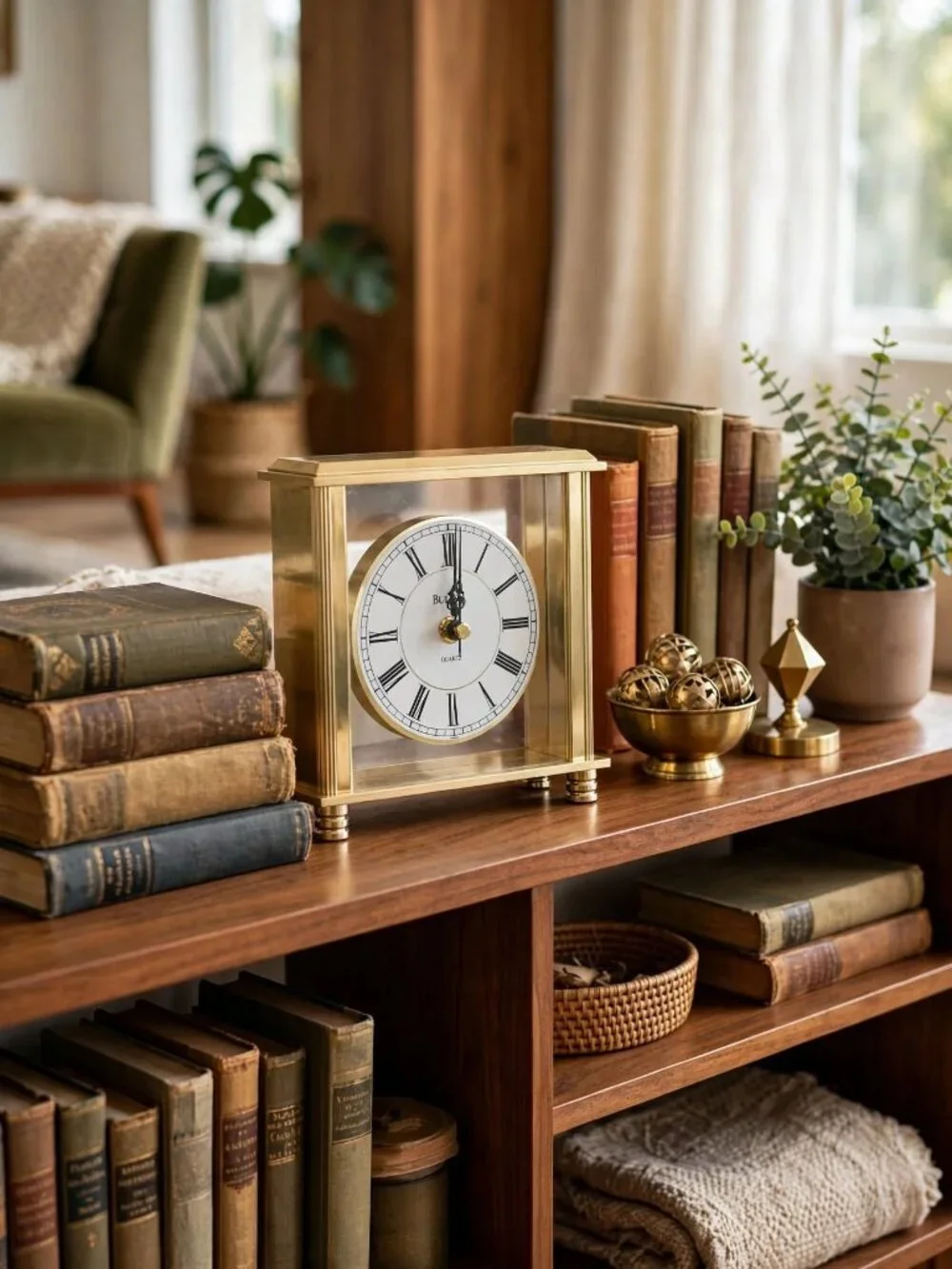 Bulova brass quartz